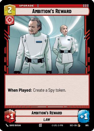 Ambition's Reward (685) (Foil) (685) [Secrets of Power]