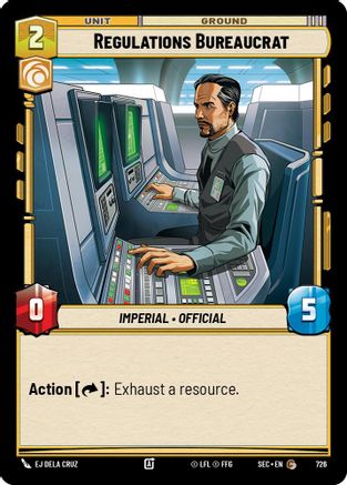 Regulations Bureaucrat (726) (Foil) (726) [Secrets of Power]