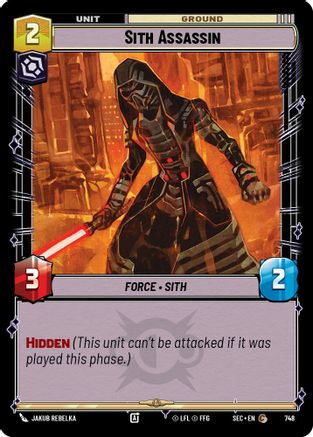 Sith Assassin (748) (Foil) (748) [Secrets of Power]