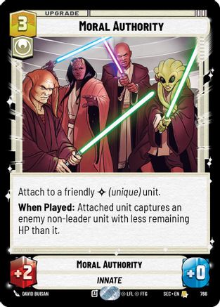 Moral Authority (766) (Foil) (766) [Secrets of Power]