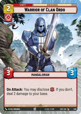 Warrior of Clan Ordo (428) (Hyperspace) (428) [Secrets of Power]