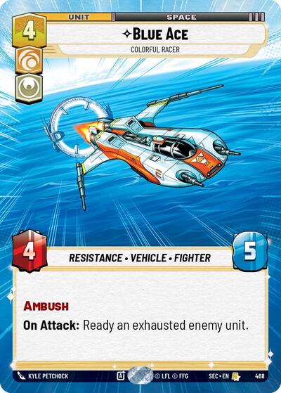 Blue Ace Colorful Racer Hyperspace (SEC 468) [Secrets of Power]