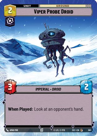 Viper Probe Droid (503) (Hyperspace) (503) [Secrets of Power]