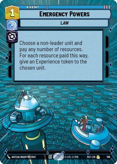 Emergency Powers Hyperspace Foil (SEC 796) [Secrets of Power]