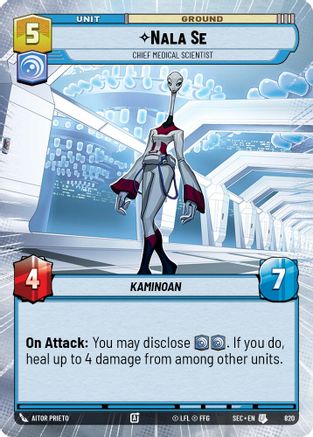 Nala Se - Chief Medical Scientist (Hyperspace Foil) (820) (820) [Secrets of Power]