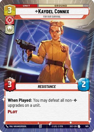 Kaydel Connix - For Our Survival (Hyperspace Foil) (905) (905) [Secrets of Power]