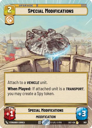 Special Modifications (983) (Hyperspace Foil) (983) [Secrets of Power]