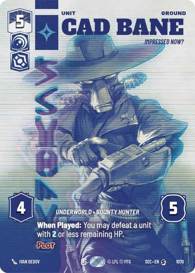 Cad Bane Impressed Now Prestige (SEC 1070) [Secrets of Power]
