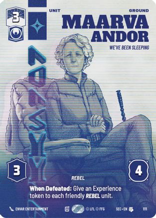 Maarva Andor - We've Been Sleeping (Prestige Foil) (1111) (1111) [Secrets of Power]