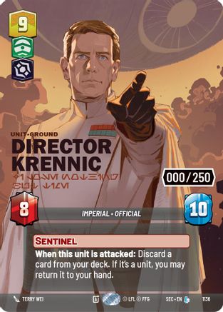 Director Krennic - I Lose Nothing But Time (Serialized) (1136) (1136) [Secrets of Power]