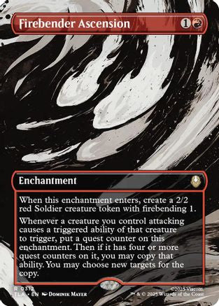 Firebender Ascension (Borderless) [Avatar: The Last Airbender]
