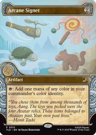 Arcane Signet (Showcase) [Avatar: The Last Airbender: Eternal-Legal]