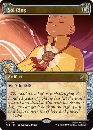 Sol Ring (Showcase) [Avatar: The Last Airbender: Eternal-Legal]