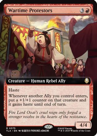 Wartime Protestors (Extended Art) [Avatar: The Last Airbender]