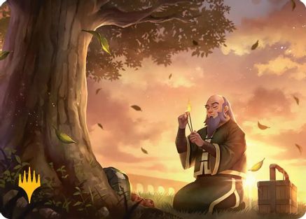 Bastion of Remembrance Art Card (Gold-Stamped Planeswalker Symbol) [Avatar: The Last Airbender Art Series]