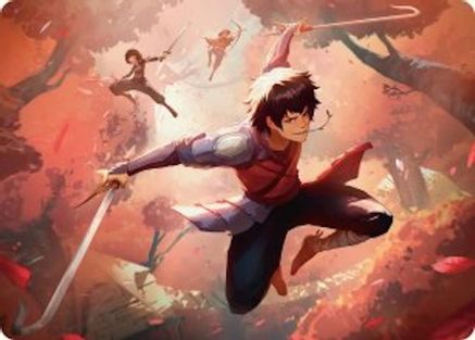 Jet, Freedom Fighter Art Card [Avatar: The Last Airbender Art Series]