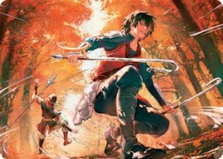 Jet, Rebel Leader Art Card [Avatar: The Last Airbender Art Series]