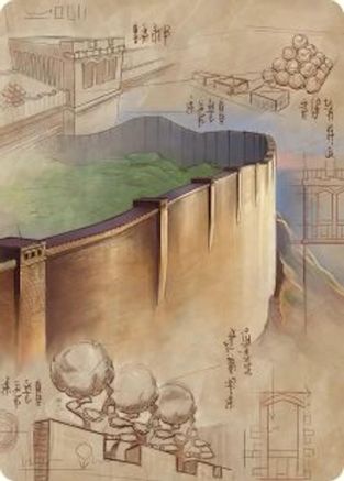 The Walls of Ba Sing Se Art Card [Avatar: The Last Airbender Art Series]