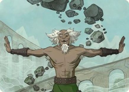 Bumi, Unleashed Art Card [Avatar: The Last Airbender Art Series]