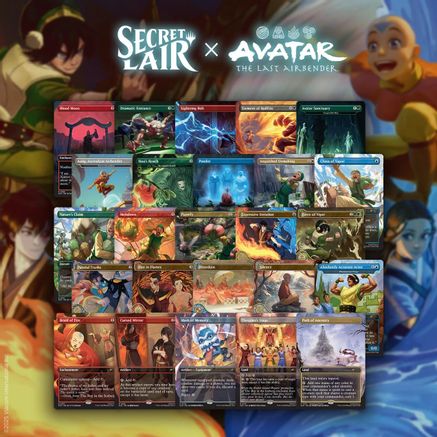 Secret Lair x Avatar: The Last Airbender Superdrop: Avatar State Non-Foil Bundle