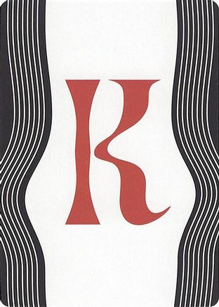 Letter Card - K [Secret Lair Countdown Kit]
