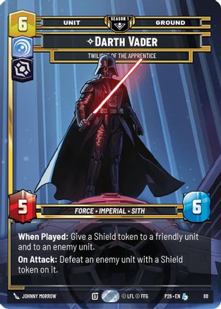 Darth Vader - Twilight of the Apprentice (88) (88) [Sector and Regional Promos: Season 1]