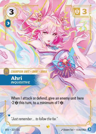 Ahri - Inquisitive (SFD 227/221) [Spiritforged]