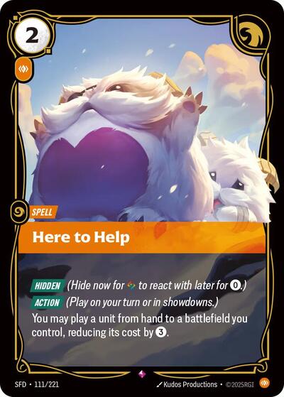 Here to Help (SFD 111/221) [Spiritforged]