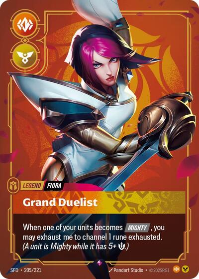 Fiora Grand Duelist (SFD 205/221) [Spiritforged]