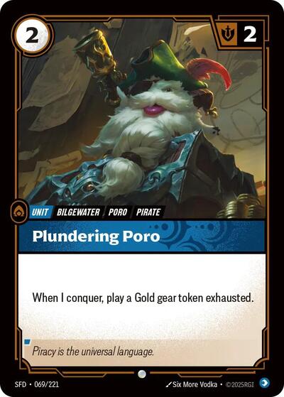 Plundering Poro (SFD 069/221) [Spiritforged]