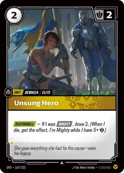 Unsung Hero (SFD 167/221) [Spiritforged]