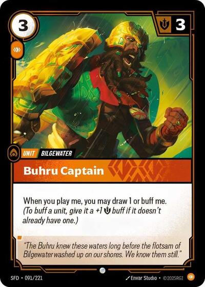 Buhru Captain (SFD 091/221) [Spiritforged]
