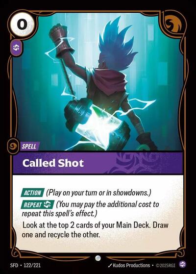 Called Shot (SFD 122/221) [Spiritforged]