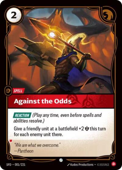 Against the Odds (SFD 001/221) [Spiritforged]