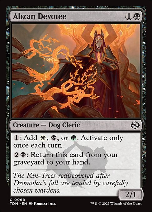 Abzan Devotee (TDM 68) [Tarkir: Dragonstorm]