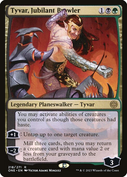 Tyvar, Jubilant Brawler (ONE 218) [Phyrexia: All Will Be One]