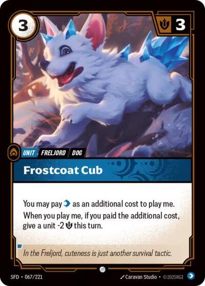 Frostcoat Cub (SFD 067/221) [Spiritforged]
