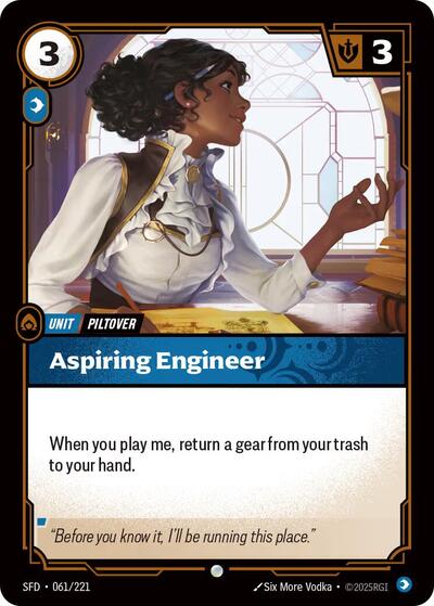 Aspiring Engineer (SFD 061/221) [Spiritforged]
