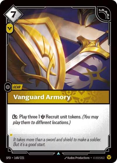 Vanguard Armory (SFD 168/221) [Spiritforged]