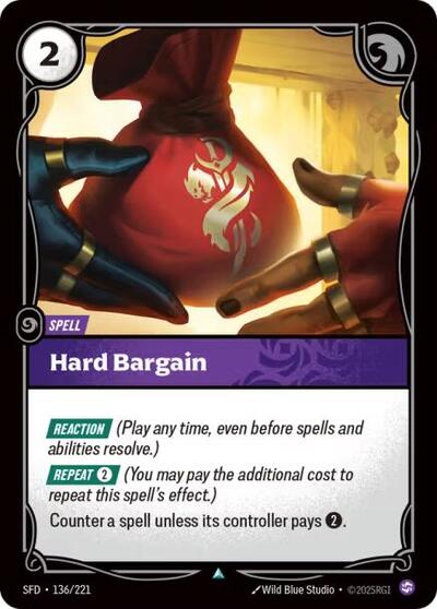 Hard Bargain (SFD 136/221) [Spiritforged]