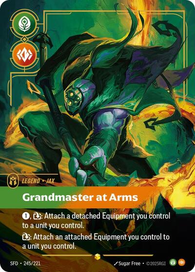 Jax Grandmaster At Arms Overnumbered (SFD 245/221) [Spiritforged]