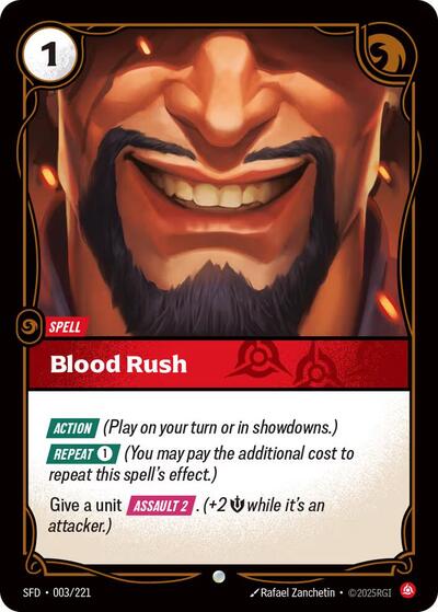 Blood Rush (SFD 003/221) [Spiritforged]