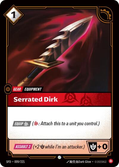 Serrated Dirk (SFD 009/221) [Spiritforged]