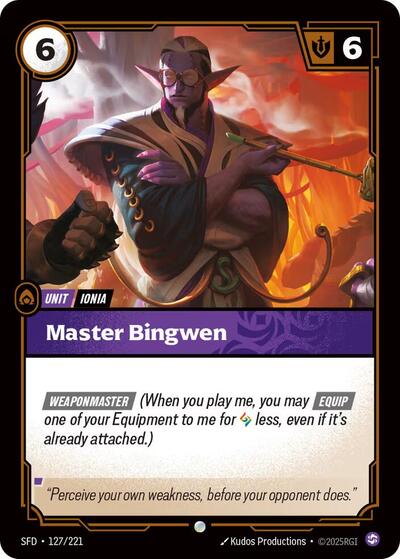 Master Bingwen (SFD 127/221) [Spiritforged]