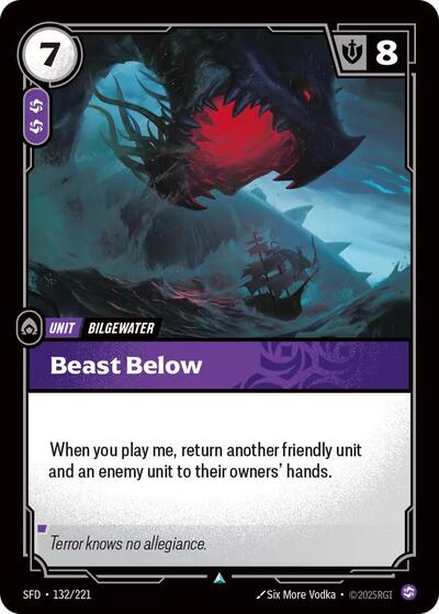 Beast Below (SFD 132/221) [Spiritforged]