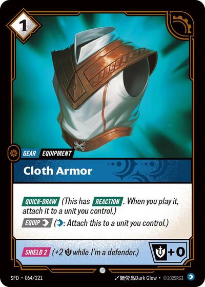 Cloth Armor (SFD 064/221) [Spiritforged]
