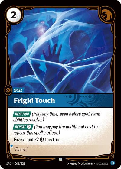 Frigid Touch (SFD 066/221) [Spiritforged]