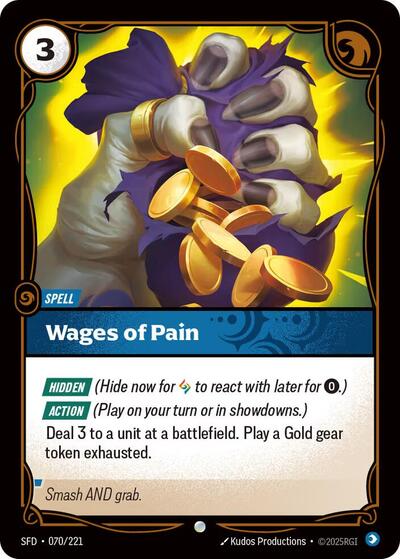 Wages of Pain (SFD 070/221) [Spiritforged]