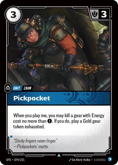 Pickpocket (SFD 074/221) [Spiritforged]