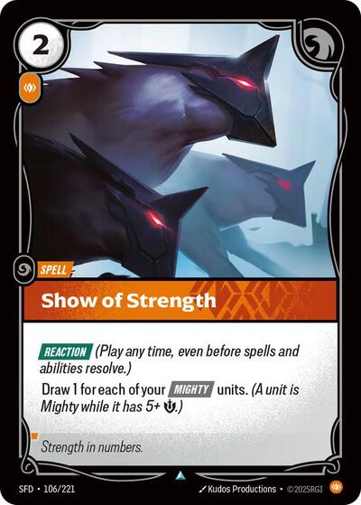 Show of Strength (SFD 106/221) [Spiritforged]